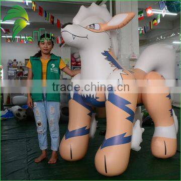 0.4mm PVC Customized Inflatable Wolf Toy For Adult