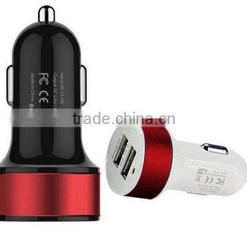 High Quality Convenience Dual Custom Usb Car Charger 2015 Hot Selling