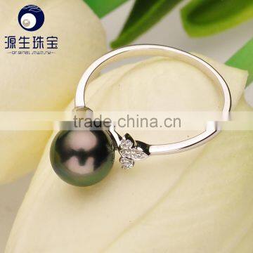yuansheng brand vintage tahitian pearl Jewelry Type Pearl Rings