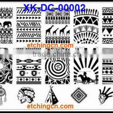 2016 new nail stamping plates konad nail art, Stamping Plate , crushed sea shell nail art