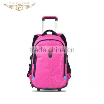 Korean polo wheeled backpack bag