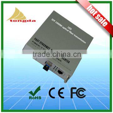 CCTV Equipment Single mode Fiber optical UTP Cat5e RJ45 media converter