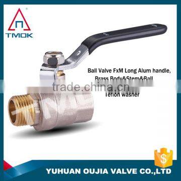 brass ball valve water media male thread PN40 for plumbing for water pumb