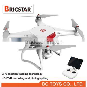 Intelligent aircraft 2.4G FPV uav camera drone gps with one-key go home.