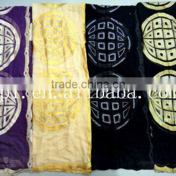 2016 High quality african muslim scarf /embroidered silk scarf/shawl scarf (TJ0186)