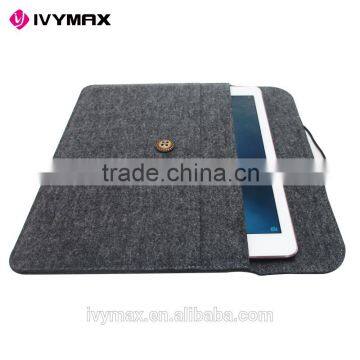 IVYMAX New Design Dark Grey Sleeve Case Cover Ultrabook Netbook Laptop Sleeve Bag for 9.7 Inc Ipad Pro photo-3