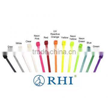 Colorful self-locking 94v-2 nylon cable tie