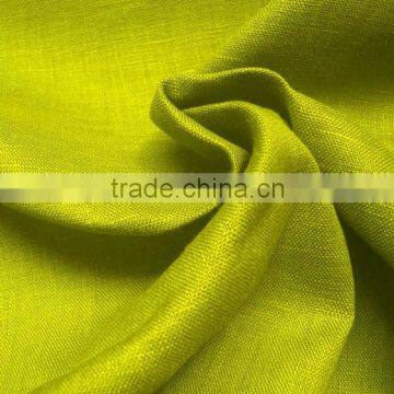 China Supply 100% Linen Fabric 14*14/50*54 Dyed Linen Fabric photo-2