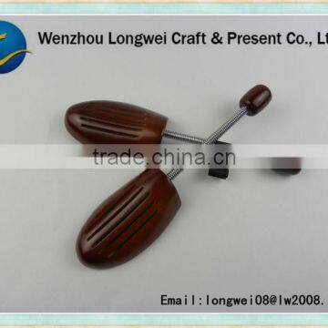 red cedar wood shoe trees china/footwear stretching/tree with double spring