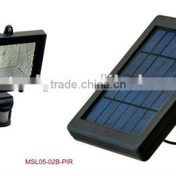 mini solar PIR sensor led light, solar security light,solar sensor floodlight