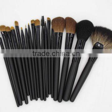 Professional Quality Natural Hair Makeup Brush Set, Black 18 Pcs Cosmetic Brushes Tool photo-3