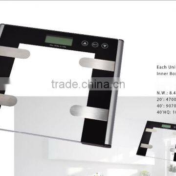 New design 150KG electronic digital body fat scale with LCD display electronic scale