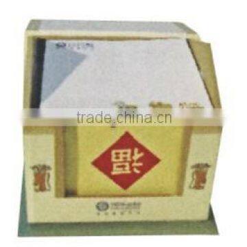 House shaped memo pad with box