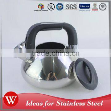 Includes visible fill line and whistle in the spout tea kettle stainless steel whistling kettle