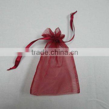 plain organza gift bag with drawstring