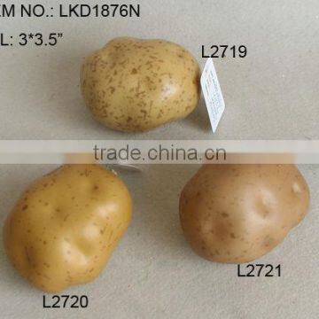 2013Artificial Fake Vegetables 3*3.5" Artificial Polyfoam Potato House Decoration