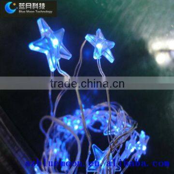 Colorful Christmas String Twinkle string Light with 3AA battery box