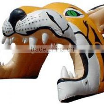 giant decoration advertising inflatable tiger for CE certificate