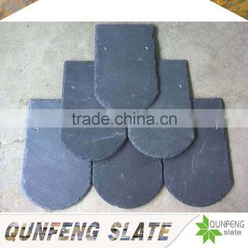 cheap natural roof decoration material slate tile black