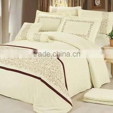 warm color hot selling home bedding set 2014