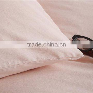 100% Washed Yarn Dyed Cotton Stock Pink Fabric