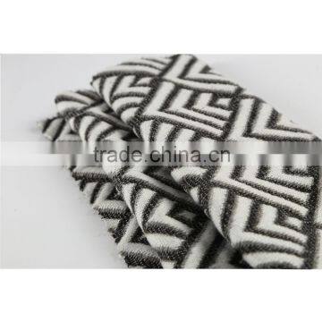 100 polyester yarn dyed Jacquard elastic knitting fabric