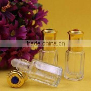 6ml octagonal empty glass roll on bottle for lip balm                        
                                                                                Supplier's Choice