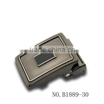 High-grade alloy automatic belt buckle for men autolock buckle side spring release buckle