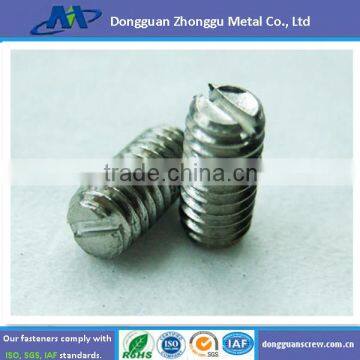 Aluminum Slotted Set Screw