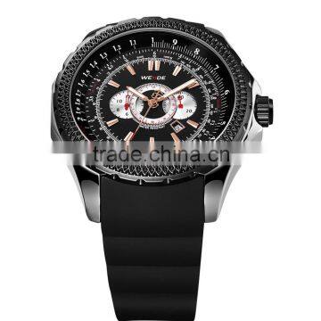 2014 WEIDE Original Diver Watch Unique Design JAPAN Men Quartz Watch Luxury Sports Military Watches Complete Calendar photo-2