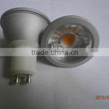 Dimmable high lumen 6w cob spotlight 580lm warmwhite Gu10 energy saving lamp E26/E27/E12/E14/E17