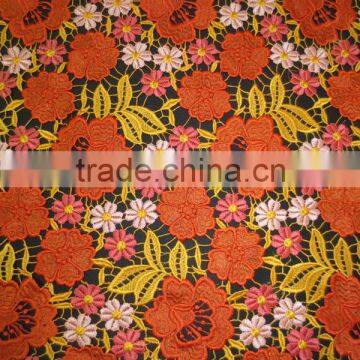 Multicolor High Quality Wedding Water Soluble Lace Fabric Guipure Lace Fabric From Guangzhou China photo-5