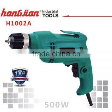 H1006A 500W 10mm 3/8" electric drill construction core drill machine drill machinery