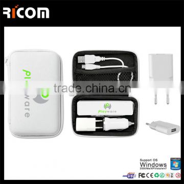 Ricom" USB charger and power bank set