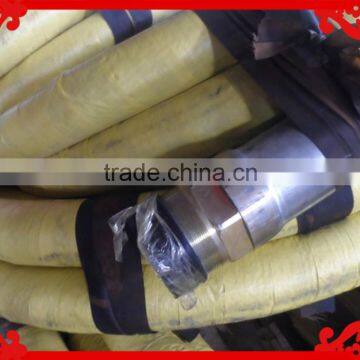 Steel wire spiraled drilling rubber hose