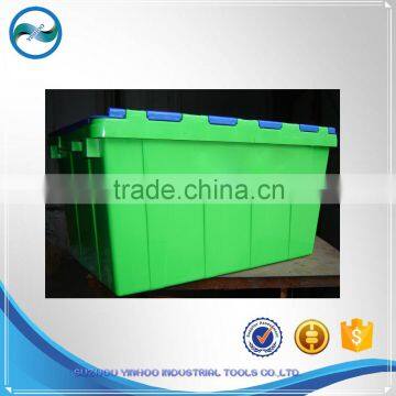 Plastic Good Quality Green Medium Nestable Box photo-4