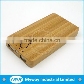 New product li-polymer battery 4000mah power bank,portable power bank with wood case,good quality wood power bank