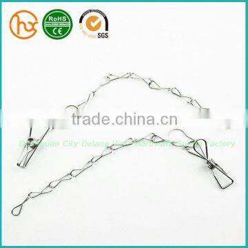 Plastic spring loaded clips