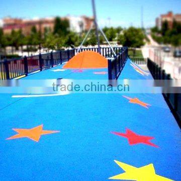 Colored Free Sample EPDM/SBR, Epdm Granule Rubber Price, Granules Plastic Runway FL-M-11064 photo-4