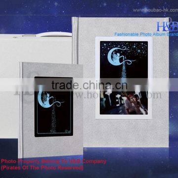 LED Light Brown Color Leather Wedding Album Photo photo-5