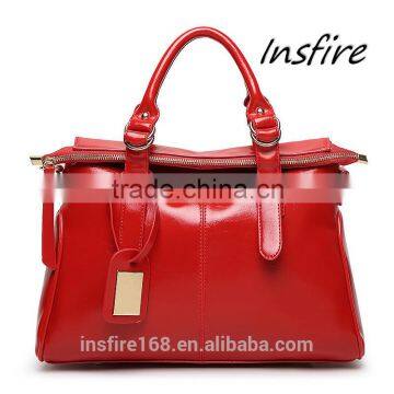 Export Wax oil leather Ladies Handbag Women Fashion Handbag