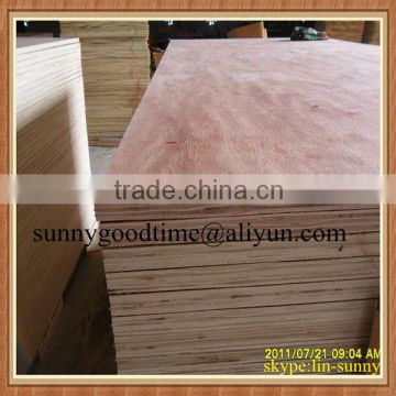 Red hardwood plywood for packaging