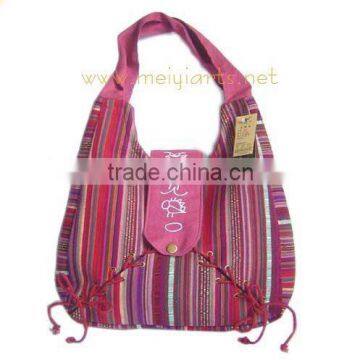 yunnan handmade factory supply women's cotton shoulder bag NO.127