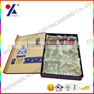 High quality mooncake packing box paper gift packaging box paper box with small divider