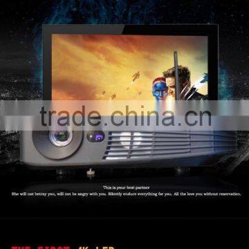 China holographic projector christmas outdoor 3D blu ray projector wifi projector RK3288 4K led smart projector