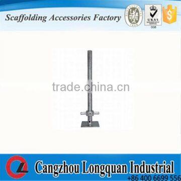 scaffold adjustable screw jack with base plate