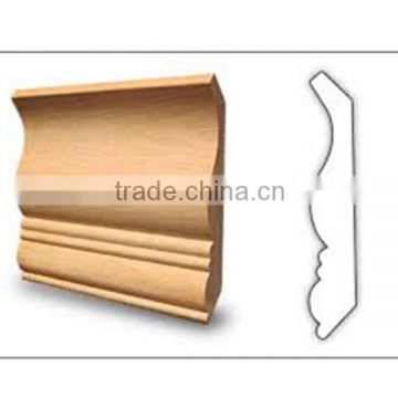 Decarative wood baseboard in high quality