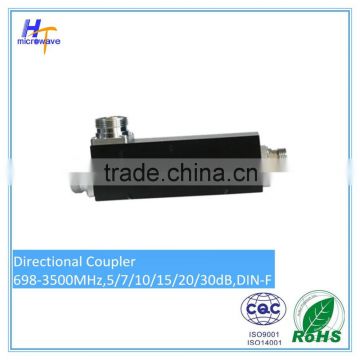 Directional Coupler, 698-3500MHz, 500W, 5/6/7/10/15/20/30dB DIN female