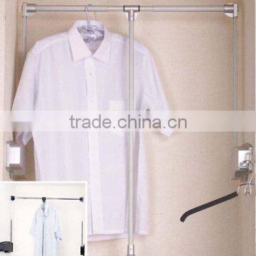 Pull down clothes rack