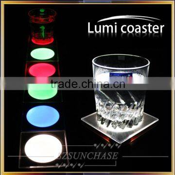 Promotion Colorful Plastic Led Flashing Drink/Beer Coaster photo-5